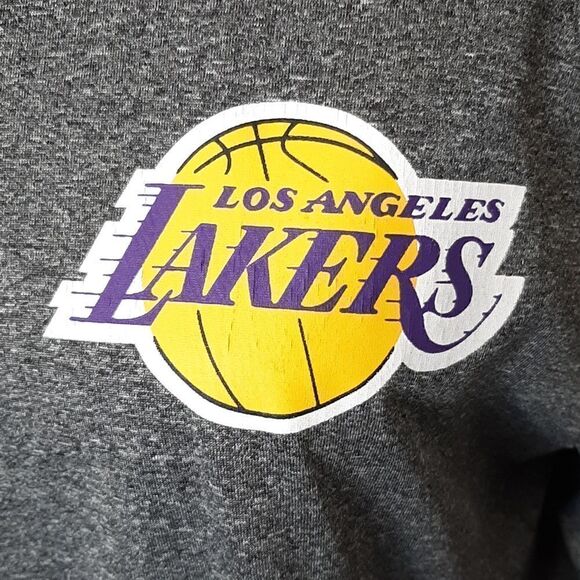 Unk Lakers Basketball Gray Long Sleeve Shirt - Picture 2 of 7